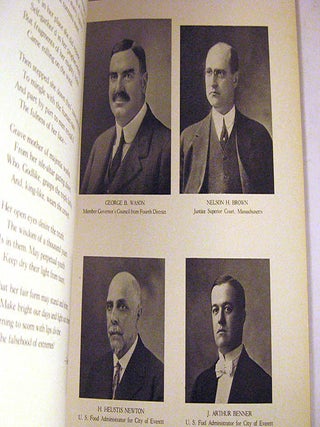Welcome Home Souvenir Book in Honor of Everett Soldiers and Sailors