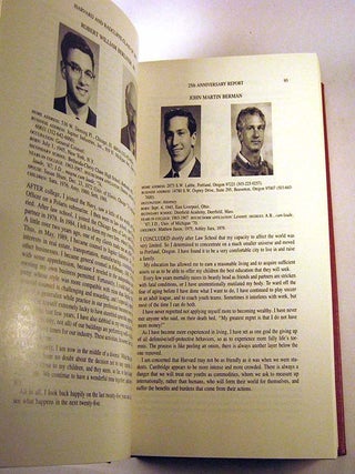 Harvard and Radcliffe Class of 1967 Twenty-Fifth (25th) Annual Report