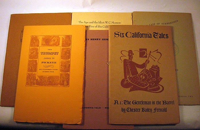 Item #160210009 Six California Tales. Chester Bailey Fernald, W H. Rhodes, Henry Sienkiewicz, Joseph T. Goodman, Helen Hunt Jackson.