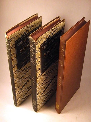 Item #160303003 The Letters of Thomas Babington Macaulay: Volume 1, 1807-February 1831; Volume 2,...