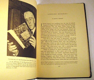 Journal of the Illinois State Historical Society (Carl Sandburg Commemorative Issue, Winter 1952)