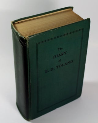 Item #170816001 The Diary of E. [Edward] D. Toland. Edward D. Toland