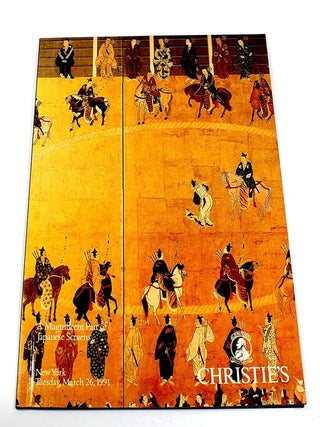 Item #171017013 A Magnificent Pair of Dog-Chasing Screens: From the Collection of John W. Gruber,...