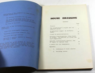 House Dressing: An Illustrated Pamphlet for Crown Hill Residents