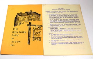 Item #171021007 The Iron Work Farm in Acton. Robert H. Nylander, Frank Forman, Illustrations