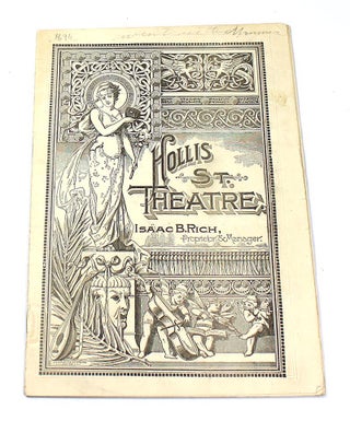 Item #171212002 Hollis St. Theatre, Week of November 26 to December 1, 1894 [Theatre Programme]....
