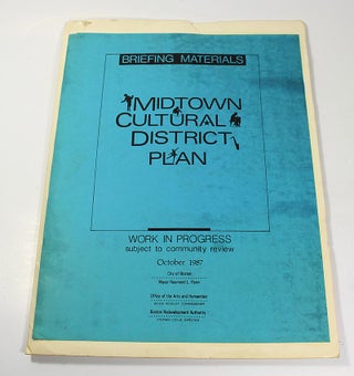 Item #180109007 Midtown Cultural District Plan: Briefing Materials
