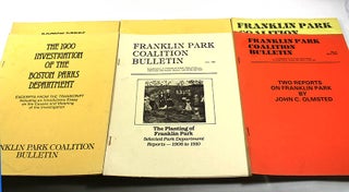 Item #180603012 Franklin Park Coalition Bulletins