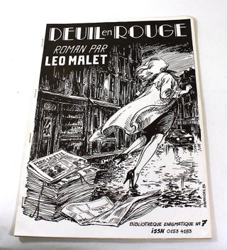Item #181003009 Enigmatika No. 7. Deuil en rouge, roman par Leo Malet. Leo Malet