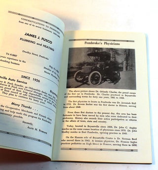 250th Anniversary Pembroke: Anniversary Program Book: August 4-11, 1962