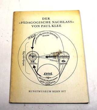 Item #7147 Der "Pädagogische Nachlass" von Paul Klee. Max Huggler