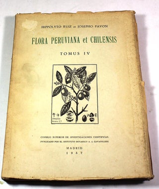 Item #7666 Flora Peruviana et Chilensis, Tomus IV. Hipólito Ruiz, Josepho Pavon