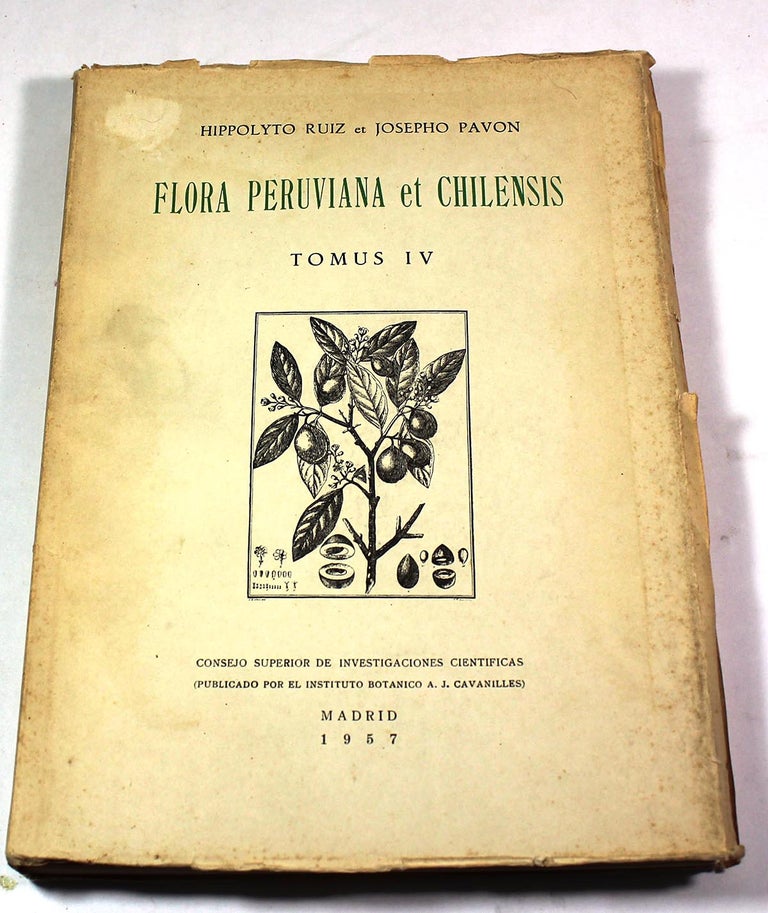 Item #7666 Flora Peruviana et Chilensis, Tomus IV. Hipólito Ruiz, Josepho Pavon.