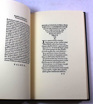 The First Decennale: A Facsimile of the First Edition of February, 1506