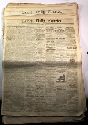 Item #8462 Lowell Daily Courier (26 Issue Lot