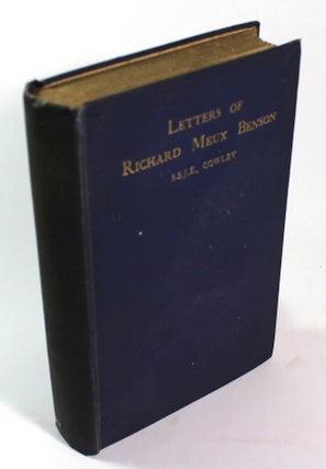 Item #8499 Letters of Richard Meux Benson, Student of Christ Church Founder and First Superior of...