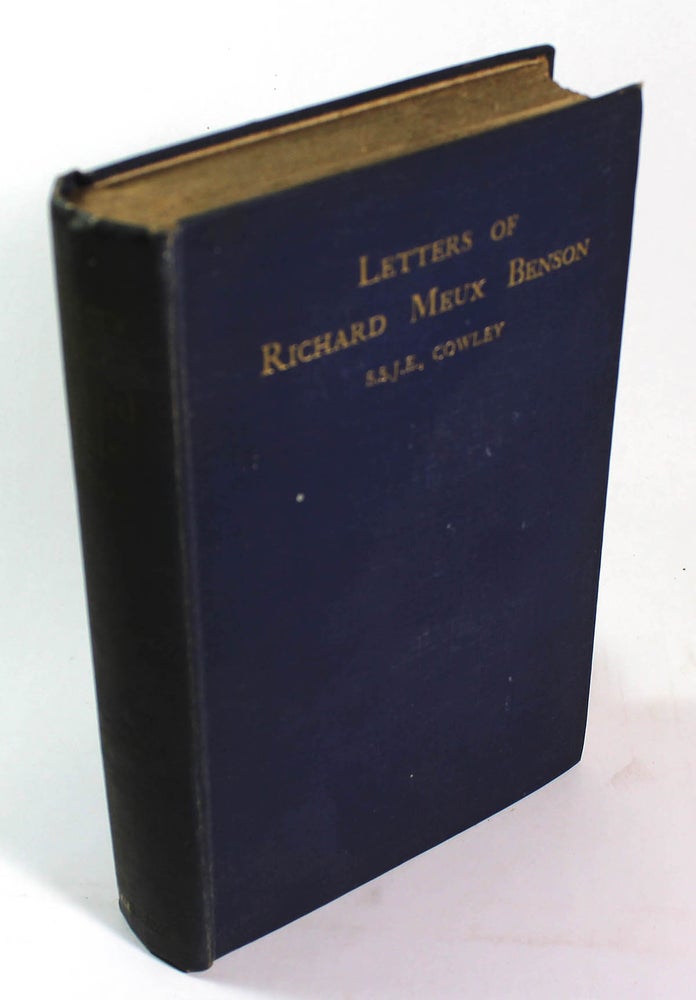 Item #8499 Letters of Richard Meux Benson, Student of Christ Church Founder and First Superior of the Society of S. John the Evangelist, Cowley. Richard Meux Benson, George Congreve, W. H. Longridge.