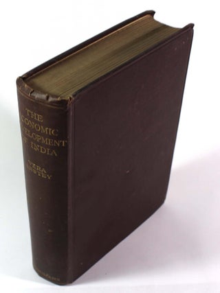 Item #8549 The Economic Development of India. Vera Anstey