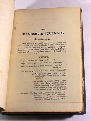 The Glenbervie Journals