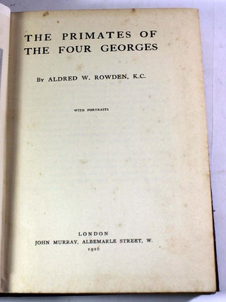 The Primates Of The Four Georges