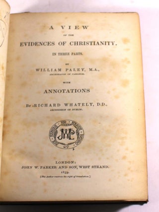 A View of the Evidences of Christianity