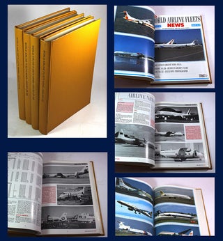Item #8848 World Airline Fleets News, Issues 1 - 48 (4 Bound Volumes). Ricky-Dene Halliday