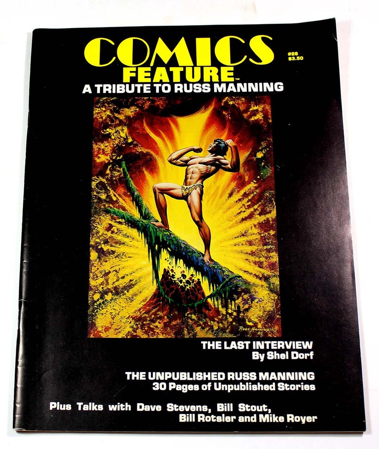 Item #8864 Comics Feature No. 36: A Tribute to Russ Manning. Hal Schuster, Publisher.