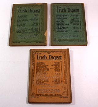 Item #9039 Three back issues of The Irish Digest: February, 1940, August 1940, October, 1941