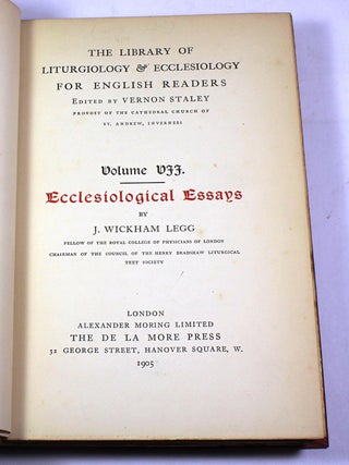 Ecclesiological Essays