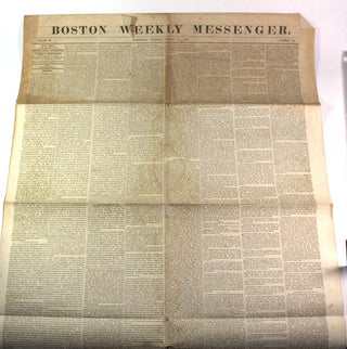 Item #9118 The Boston Weekly Messenger, Volume 49, No. 14, August 31, 1859