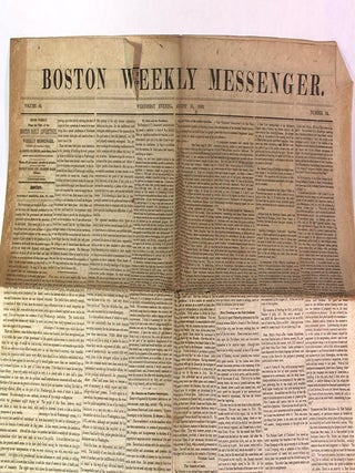 The Boston Weekly Messenger, Volume 49, No. 14, August 31, 1859,