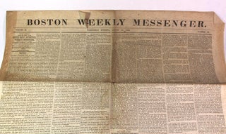 The Boston Weekly Messenger, Volume 49, No. 14, August 31, 1859,