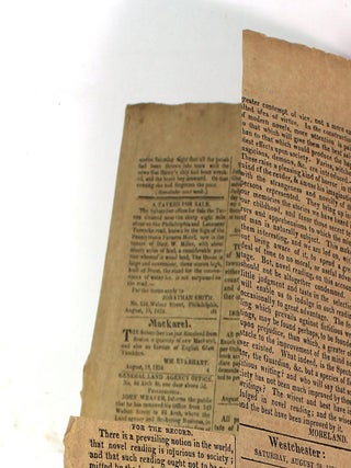 Village Record, Or Chester and Delaware Federalist, Volume VIII, No. 6, Whole Number 370, Wednesday, September 1, 1824