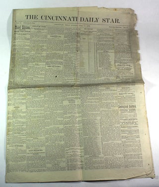 Item #9123 The Cincinnati Daily Star, Volume 15, No. 87. Friday Evening, April 11, 1879