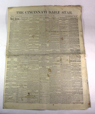 Item #9124 The Cincinnati Daily Star, Volume 15, No. 126. Tuesday Evening, May 27, 1879