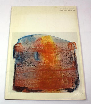 Item #9188 Art International Magazine, Volume XIII/4, April 20, 1969. James Fitzsimmons