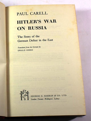 Hitler's War on Russia: The Story of the German Defeat in the East