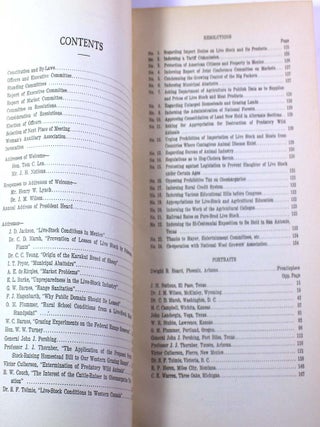 Proceedings of the Nineteenth Annual Convention of the American National Live Stock Association Held at El Paso, Texas, January 25, 26 and 27, 1916