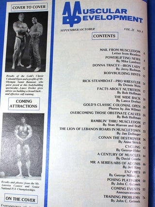 Muscular Development, October 1984