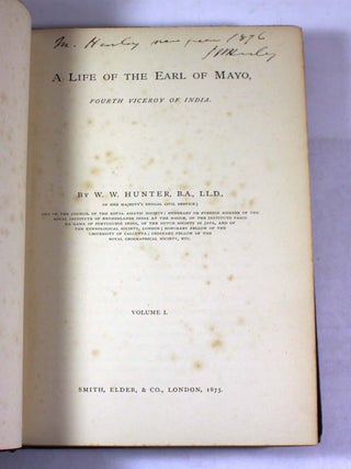 A Life of The Earl of Mayo: Fourth Viceroy of India