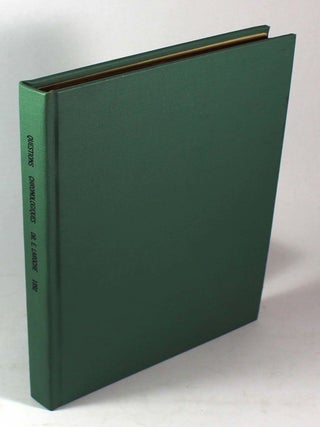 Questions chronologiques concernant la premier̀e carte historique : chronologie des israélites, chronologie des égyptiens, l'exode