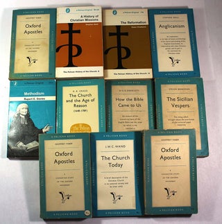 Item #9423 10 Pelican Books Related to Christianity, the English Reformation, & Anglican Church....