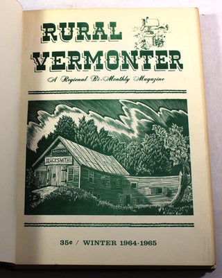 Item #9429 Rural Vermonter: A Regional Bi-Monthly Magazine (Bound 1965 Volume Year). Charlotte...