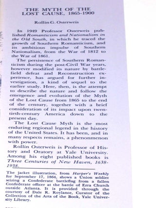 The Myth of the Lost Cause, 1865-1900