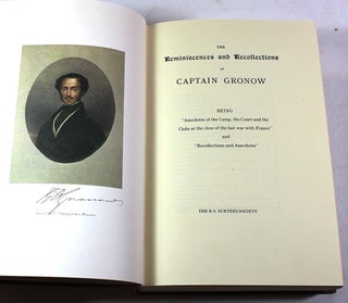 The Reminiscences and Recollections of Captain Gronow