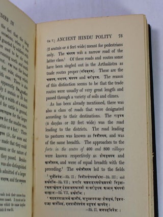 Studies in Ancient Hindu Polity Based on the Arthasastra of Kautilya, Volume I