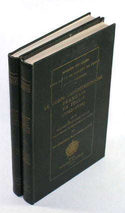 Item #9641 Le corps expéditionnaire français en Italie, 1943-1944. Tome 1: La campagne d'hiver....