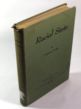 Item #9681 Racial State: The German Nationalities Policy in the Protectorate of Bohemia-Moravia....