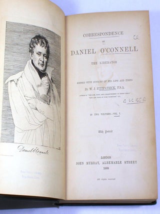 Correspondence of Daniel O'Connell The Liberator in Two Volumes