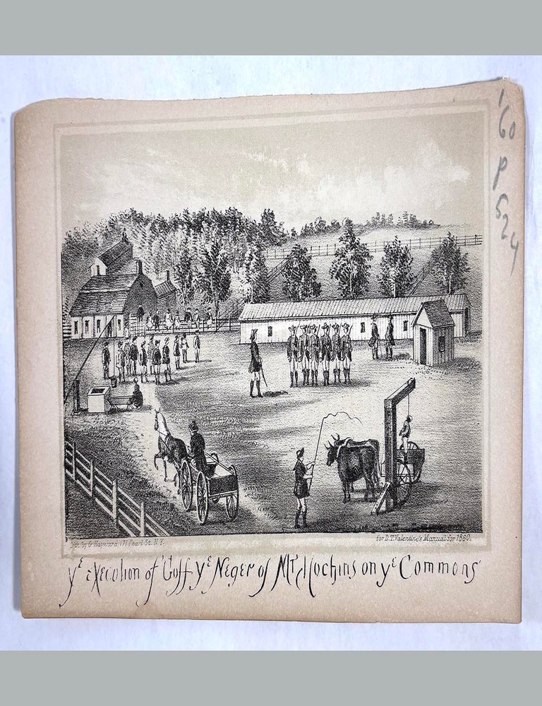Item #9714 GOFF EXECUTION. Ye Execution of Goff Ye Neger of Mr. Hochins on Ye Commons. G. Hayward, George.